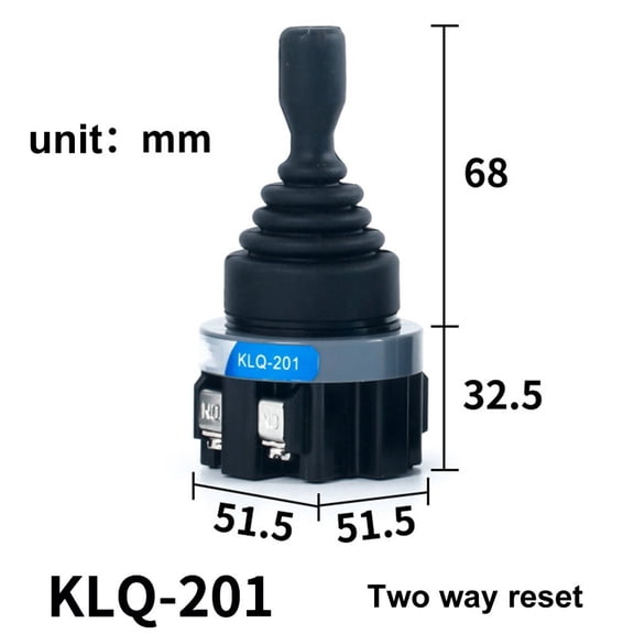 GLFILL 30mm Toggle Rocker Cross Switches 2 Way 4 Way Self Locking Reset KLQ-201/KLQ-402