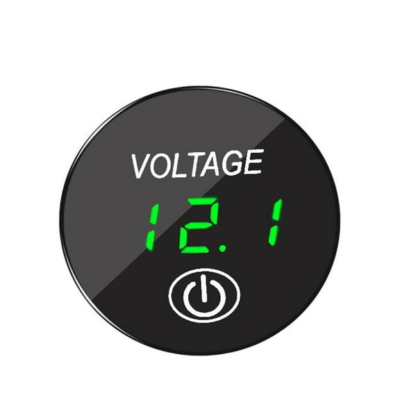 GLFILL Dc 12V-24V Led Panel Digital Voltage Volt Meter Display Voltmeter Motorcycle Car