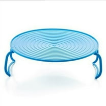 GLFILL Microwave Tray Microwave Plate Stacker Grill Rack Plastic Bakin Round Steam Rack