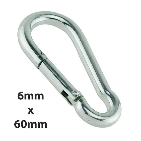 GLFILL Strong Metal Carabiner Clip Snap Spring Loaded Climbing Karabiner D Hook