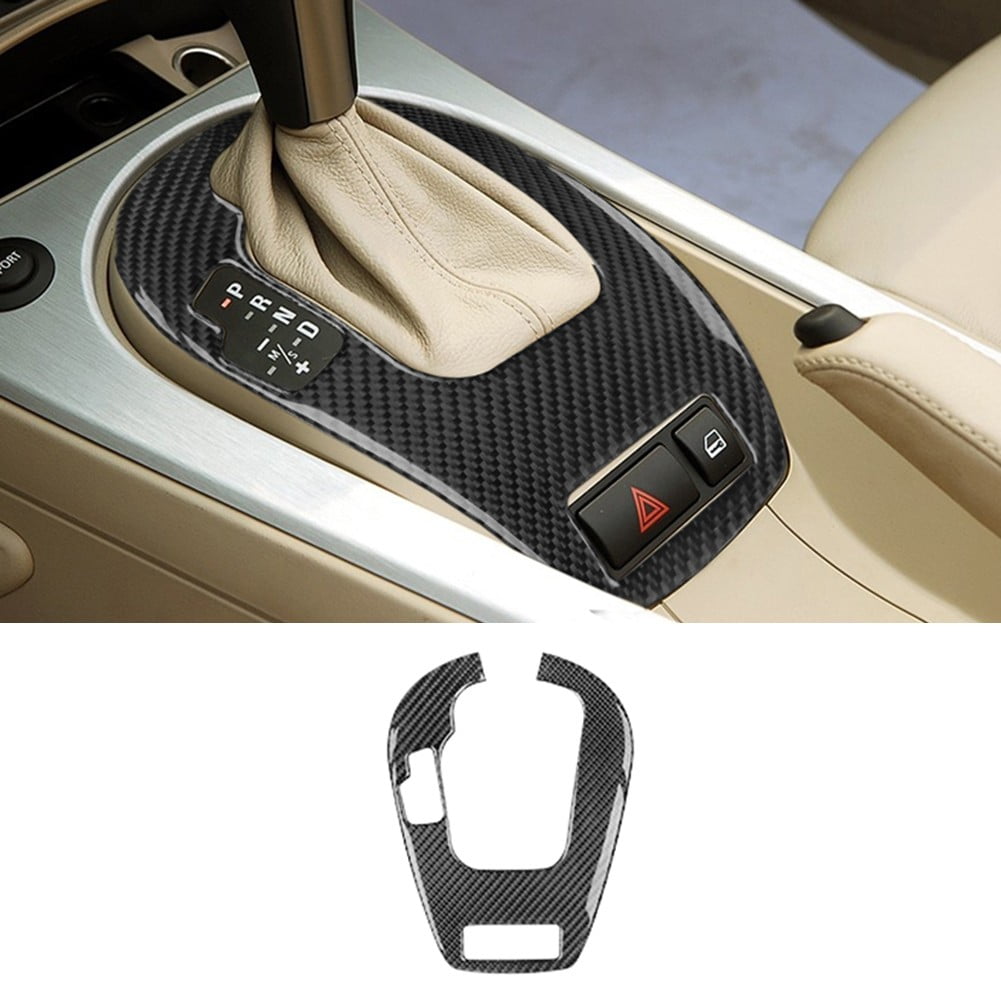 GLFILL for Bmw Z4 E85 2003-2008 Carbon Fiber Interior Automatic Gear Shift  Cover Trim 