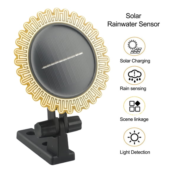 GLFS For Tuya Smart 2-in-1 for Zigbee Wireless Light and Rain Sensor Battery Powered Detector