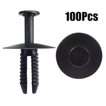 30x Plastic Spread Rivet Clips - 7.9-8.5mm - For Audi, BMW, VW, Opel, Mercedes (Made In Germany)