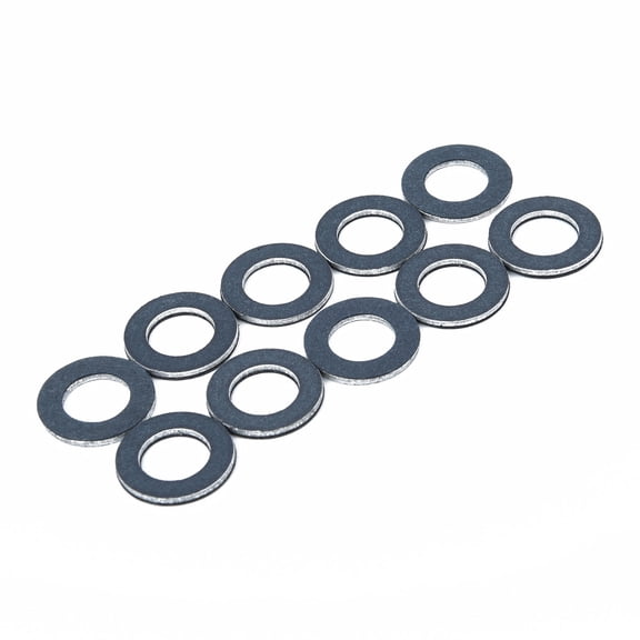 GLFSIL 10pcs Engine Oil Drain Plug Seal Washer Gasket Rings 90430-12031 For TOYOTA