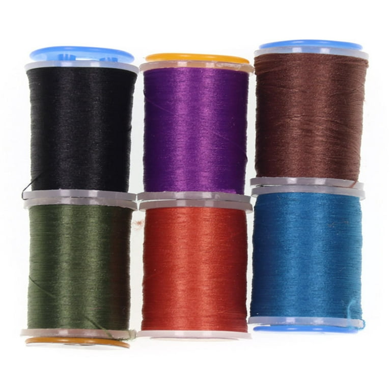 GLFSIL 140D Fly Tying Thread Kit Material Tie Dry Wet Flies Nymph Elastic  Wire