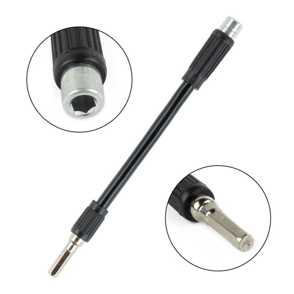 GLFSIL 1Pcs 1/4 Flexible Shaft Screwdriver Extension Drill Bit Holder Connect Link
