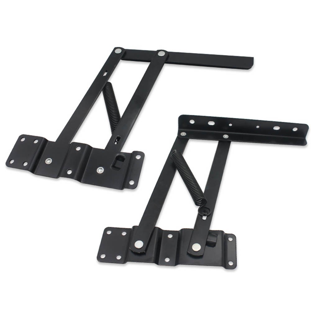 GLFSIL 2pc Lift UP Spring Hinge Hinges Lift Up Coffee Table Top
