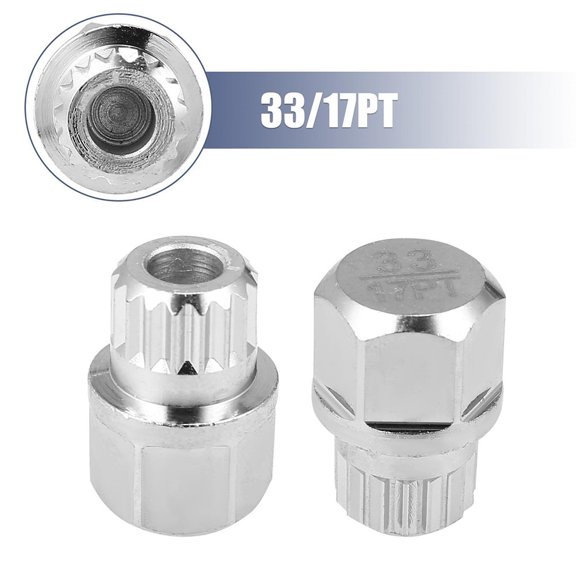GLFSIL 33/17PT Hollow Car Anti Theft Wheel Lock Lug Nut Screw Removal Key for BMW