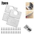 thumbnail image 1 of GLFSIL Hinge Repair Plate for Cabinet Furniture Drawer Stainless Steel Table scharnier, 1 of 4