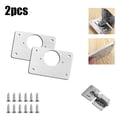 thumbnail image 1 of GLFSIL Hinge Repair Plate for Cabinet Furniture Drawer Stainless Steel Table scharnier, 1 of 4
