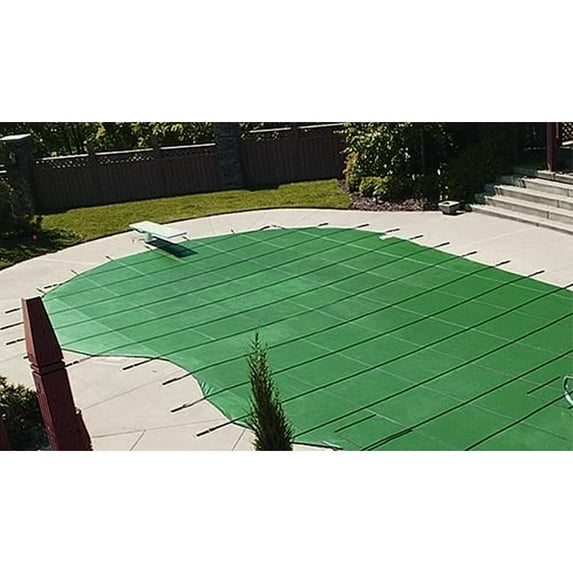 GLI 20-1836RE-CES48-PRM-GRN 18' x 36' Rect.angular ProMesh Safety Cover - Green