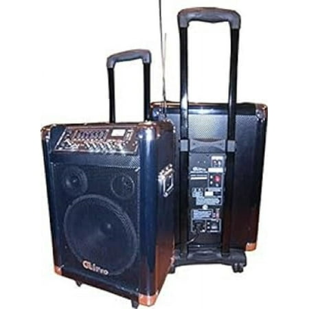Gli Pro VEX10RC Glipro 10" PA with Usb Eq 1300w Fm Radio