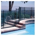 GLI Pool 30-0410-BLK Inground Removable Safety Fence - Walmart.com