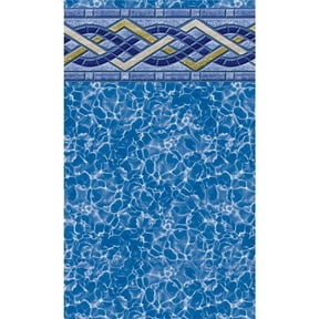 GLI Pool Products UV Resistant Pool Liners, Virgin Vinyl Blue, 24 ft. Round