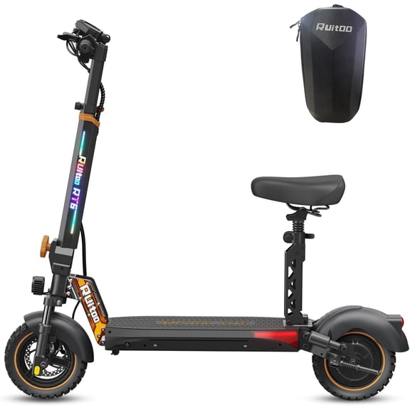 GLIDEZONE Electric Scooter for Adults, 1000W Motor, 31Mph Top Speed, 34Miles Max Range, Folding E-Scooter, 10" Off-Road Tires