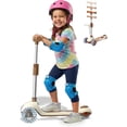 thumbnail image 1 of GLIDEZONE Kick Scooter for Kids Ages 3~14, Foldable Toddler Scooter 3 Wheel with LED Lighted, Adjustable Handlebars, Max Load 110lbs (Brown), 1 of 6