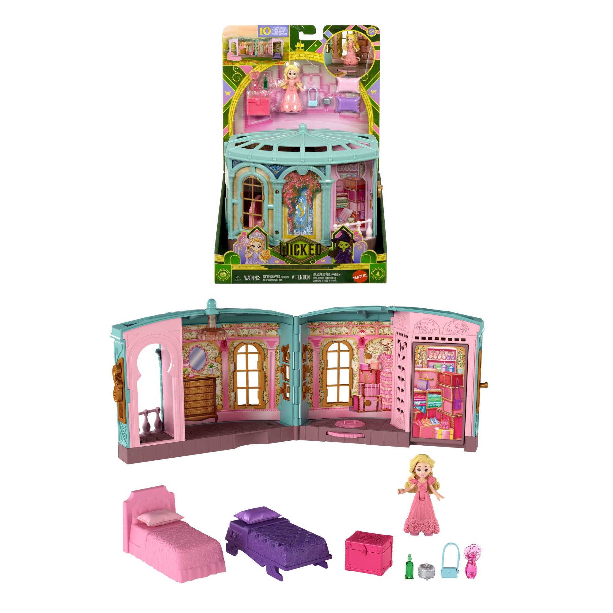 Universal Pictures' Wicked So Popular Dorm Small Doll Playset with