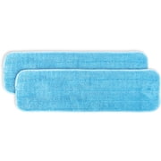 GLITSA CLEAN MOP PAD REFILL, WET HARDWOOD FLOOR CLEANING PADS, 2 COUNT