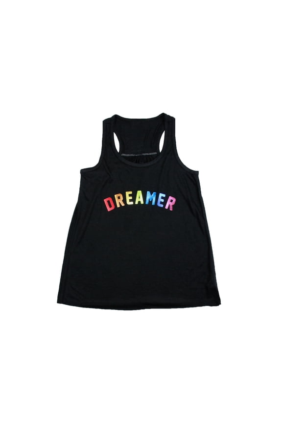 DREAMER RAINBOW FOIL RACERBACK TANK