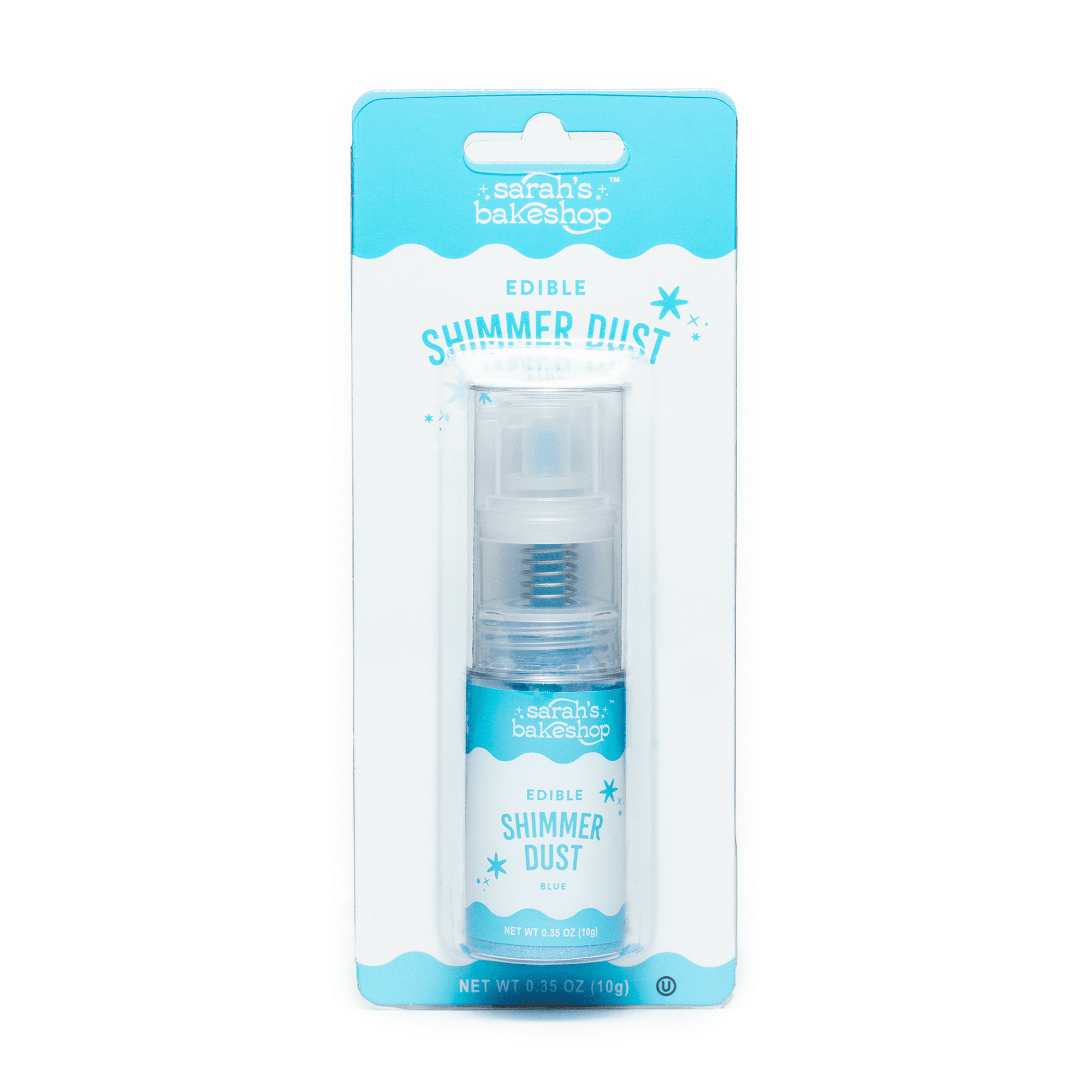 Miss Jones Baking Co. Edible Shimmer Dust Pump Blue 0.35oz