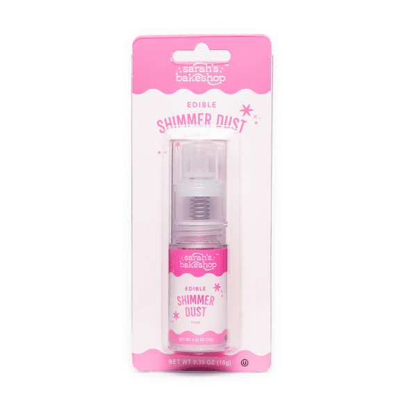 Miss Jones Baking Co. Edible Shimmer Dust Pump Pink 0.35oz