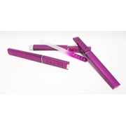 GLITZ Crystal Glass File With FUSCHIA Case Pointed Tip 5.5" Pack of 3 files