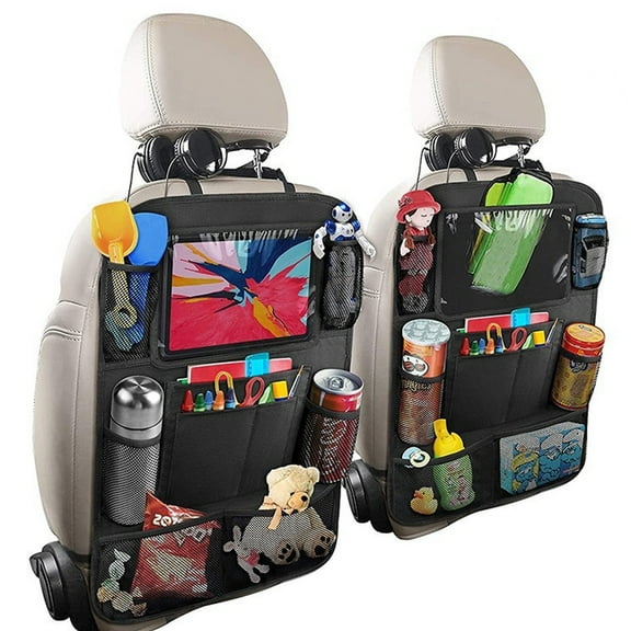 BTideas 2Pack Car Backseat Organizer,Waterproof Muti-Pocket Car Storage Organizer with Tablet Holder