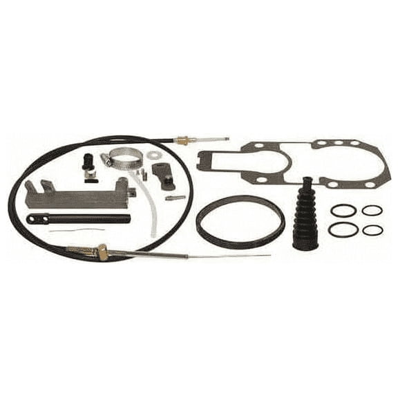 GLM 21450 Compatible with Mercruiser Alpha One+Gen 2,R,MR Lower Shift Cable Kit+Gasket 865436A03