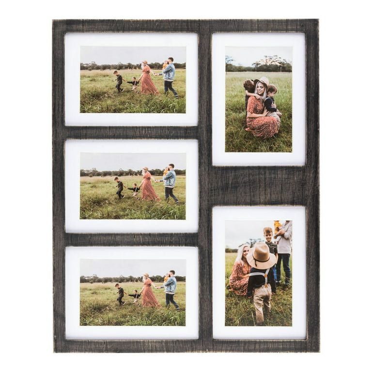  GLM Farmhouse Picture Frames, Holds 4 Photos,4x6 with