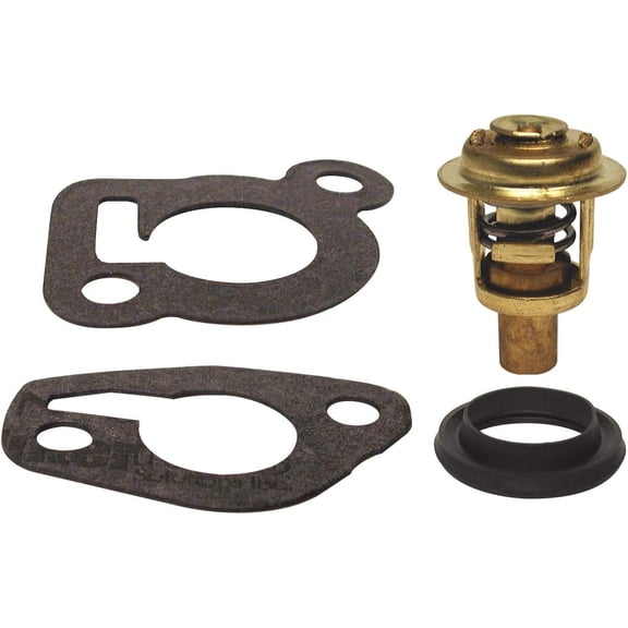 GLM Thermostat Kit for Mercury 6, 8, 9.9, 15, 20, 25 hp 120 Replaces 14586A3 18-3549, Please see product description for application information