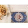 thumbnail image 1 of GLN Rugs Anatolium - Indoor, Machine Washable Area Rug 2'x3' Turkish Blue Home Carpet, 1 of 8