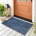 thumbnail image 1 of GLN Rugs Atlantis - Contemporary, Machine Washable Area Rug 2'x3' Abstract Dark Blue Home Carpet, 1 of 10
