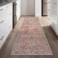 thumbnail image 1 of GLN Rugs Babylon - Indoor, Machine Washable Area Rug 2'6"x10' Turkish Terra Home Carpet, All Ages, 1 of 8