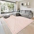 thumbnail image 1 of GLN Rugs Claros - Contemporary, Machine Washable Area Rug - 5'x7' Orange Beige Home Carpet, 1 of 7