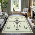 thumbnail image 1 of GLN Rugs Corum - Contemporary, Machine Washable Area Rug 8'x10' Moroccon Home Carpet, 1 of 9