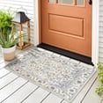 thumbnail image 1 of GLN Rugs Cyrene - Indoor, Machine Washable Area Rug 2'x3' Moroccon Cream/Gray Home Carpet, 1 of 8