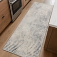 thumbnail image 1 of GLN Rugs Ephesus - Contemporary, Machine Washable Area Rug 2'6"x7' Beige/Gray Home Carpet, All Ages, 1 of 9
