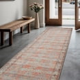 thumbnail image 1 of GLN Rugs Hattusa - Indoor, Machine Washable Area Rug 2'6"x10' Turkish Terra Home Carpet, All Ages, 1 of 8
