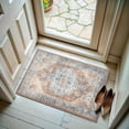 thumbnail image 1 of GLN Rugs Hopa - Indoor, Machine Washable Area Rug 2'x3' Turkish Brown Home Carpet, 1 of 8