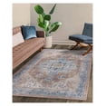 thumbnail image 1 of GLN Rugs Hopa - Indoor, Machine Washable Area Rug 6'6"x9'6" Turkish Brown Home Carpet, 1 of 8