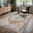 thumbnail image 1 of GLN Rugs Hopa - Indoor, Machine Washable Area Rug 9'5"x12' Turkish Brown Home Carpet, 1 of 8