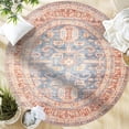 thumbnail image 1 of GLN Rugs Jerusalem - Indoor, Machine Washable Area Rug 5'3" Round Terra Home Carpet, 1 of 8