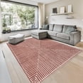 thumbnail image 1 of GLN Rugs Knidos - Contemporary, Machine Washable Area Rug - 6'x9' Beige Orange Home Carpet, 1 of 7