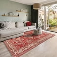 thumbnail image 1 of GLN Rugs Knossos - Indoor, Machine Washable Area Rug 3'x5' Turkish Red/Beige Home Carpet, 1 of 8