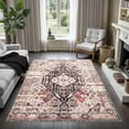 thumbnail image 1 of GLN Rugs Oltu - Indoor, Machine Washable Area Rug 5'3"x7'5" Turkish Terra Home Carpet, 1 of 10