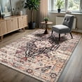 thumbnail image 1 of GLN Rugs Oltu - Indoor, Machine Washable Area Rug 9'5"x12' Turkish Terra Home Carpet, 1 of 10