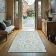 thumbnail image 1 of GLN Rugs Palmyra - Indoor, Machine Washable Area Rug 2'6"x7' Beige Gray Home Carpet, All Ages, 1 of 10