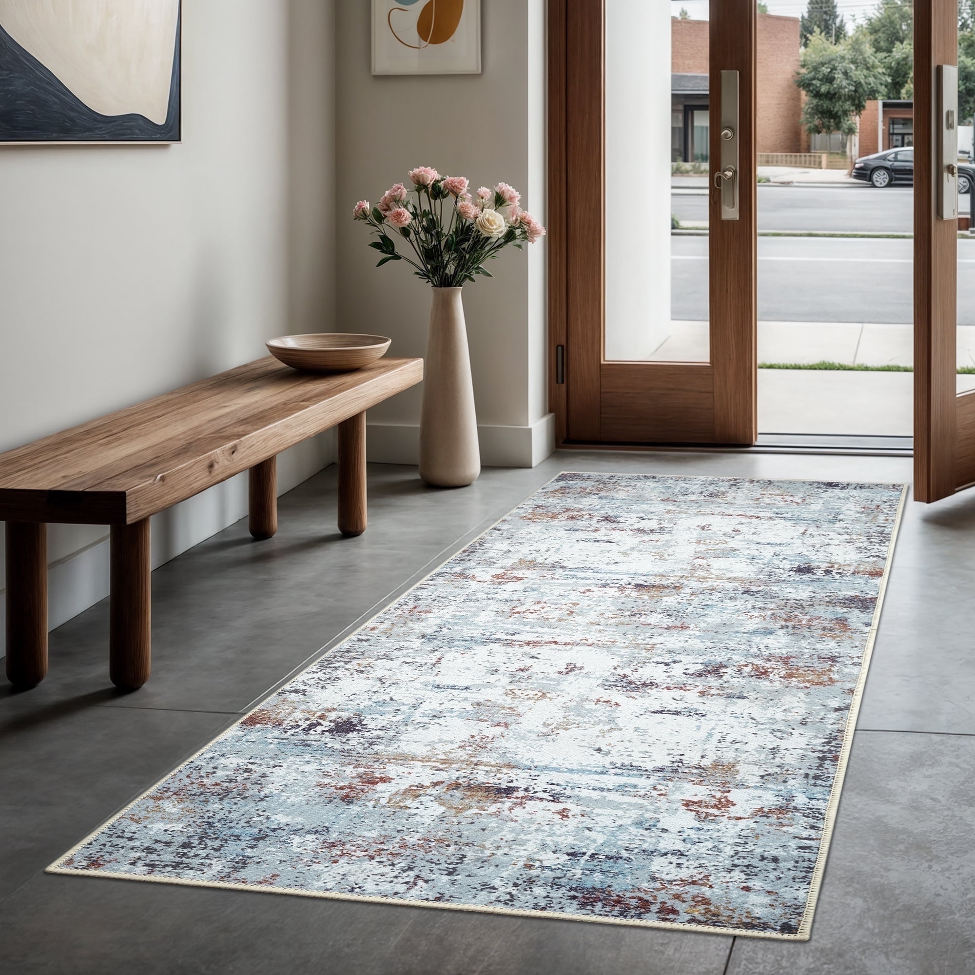 GLN Rugs Pamuk - Indoor, Machine Washable Area Rug 2'6