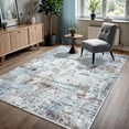 thumbnail image 1 of GLN Rugs Pamuk - Contemporary, Machine Washable Area Rug 6'6"x9'6" Abstract Home Carpet, 1 of 9