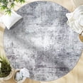 thumbnail image 1 of GLN Rugs Persepolis - Contemporary, Machine Washable Area Rug 5'3" Round Turkish Gray Home Carpet, 1 of 9